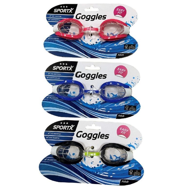 SportX Volwassenen Zwembril 3 Sterren Assorti | Kopen bij Flickmyhouse