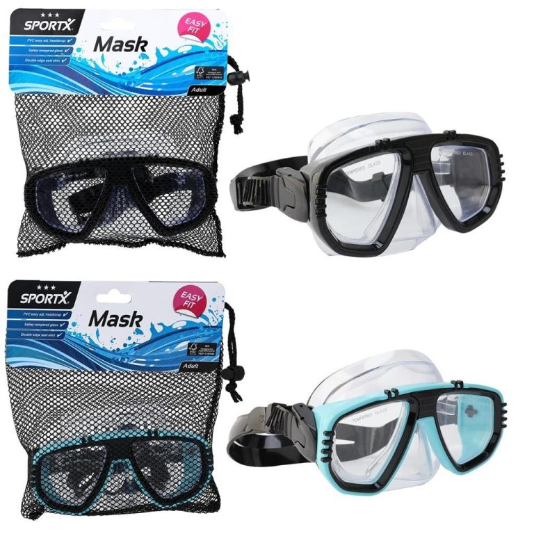SportX Volwassenen Zwemmasker 3 Sterren Assorti | Kopen bij Flickmyhouse