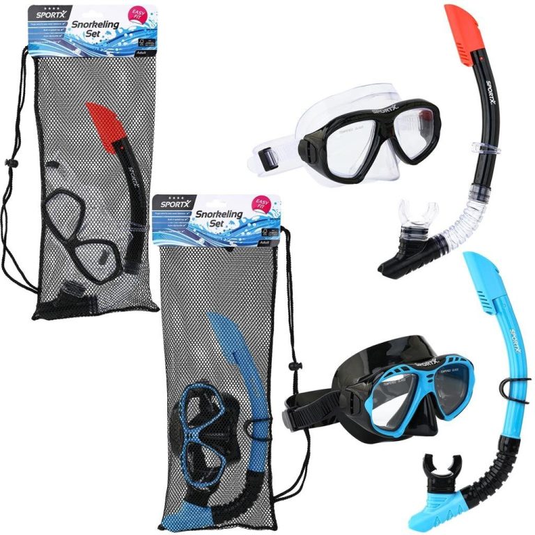 SportX Volwassenen Snorkelset 4 Sterren Assorti | Kopen bij Flickmyhouse