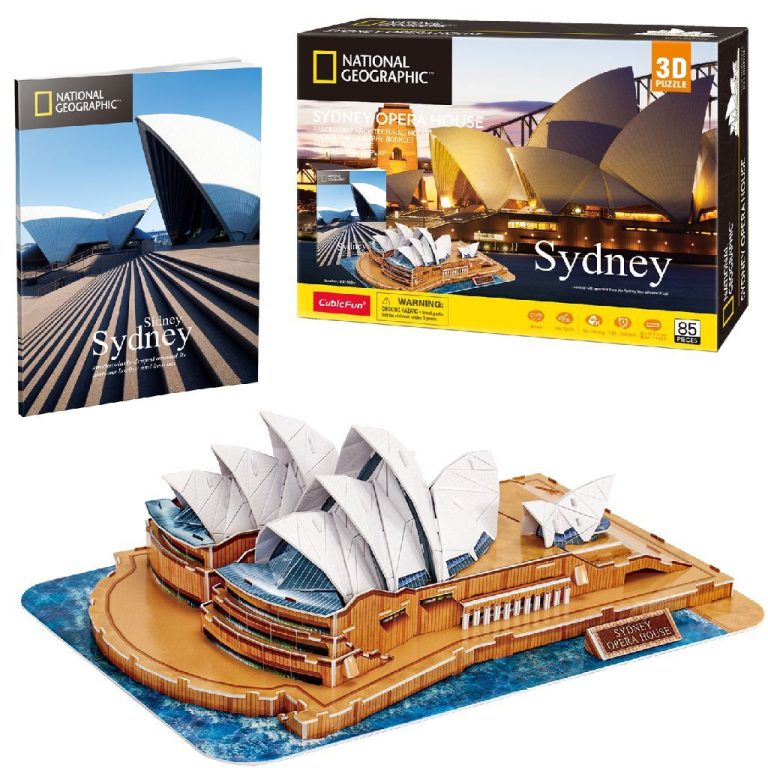 Cubic Fun National Geographic 3D Puzzel Opera House Sydney 86 Stukjes | Kopen bij Flickmyhouse