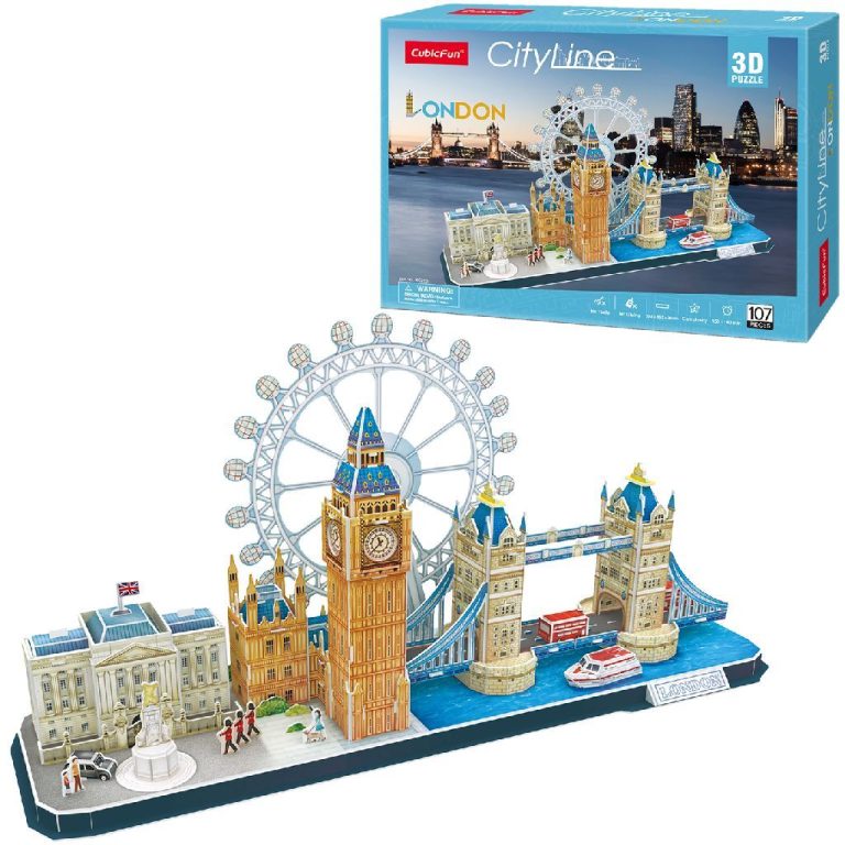Cubic Fun City Line 3D Puzzel Londen 107 Stukjes | Kopen bij Flickmyhouse