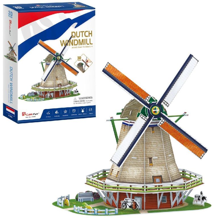 Cubic Fun 3D Puzzel Hollandse Windmolen 61 Stukjes | Kopen bij Flickmyhouse