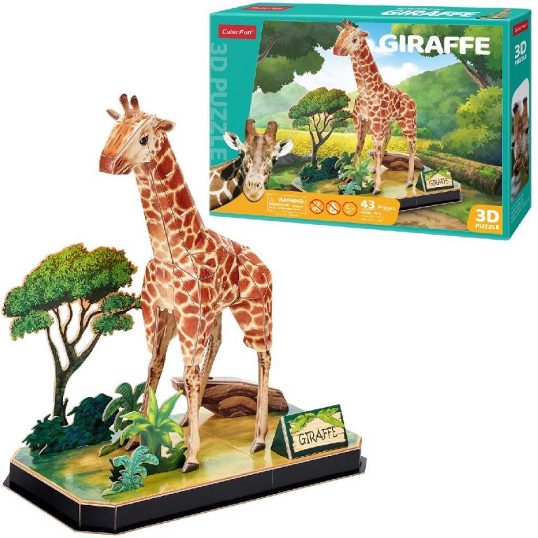 Cubic Fun 3D Puzzel Giraffe 43 Stukjes | Kopen bij Flickmyhouse