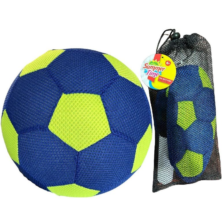 Summertime Opblaasbare Bal met Pomp Blauw/Groen | Kopen bij Flickmyhouse