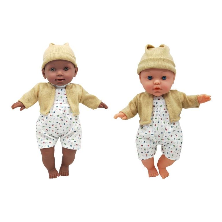 Mother Love Babypop 41 cm Donker/Blank Assorti | Kopen bij Flickmyhouse