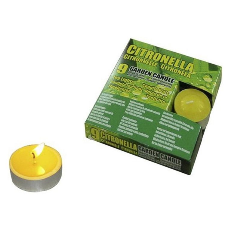 Citronella Waxinelichtjes 9 Stuks | Kopen bij Flickmyhouse