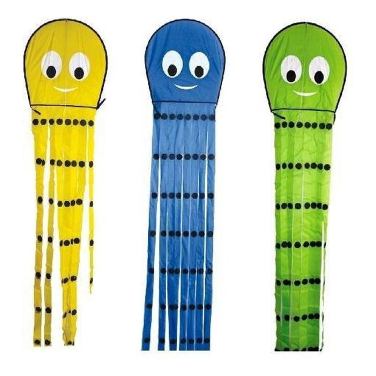 Rhombus Octopus Vlieger 46x225 cm Diverse Uitvoeringen | Kopen bij Flickmyhouse