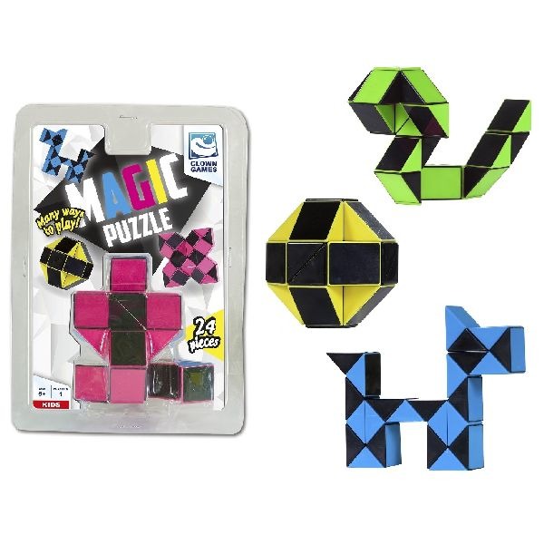 Clown Games Magic 3D Puzzel 24-delig Verschillende kleuren | Kopen bij Flickmyhouse