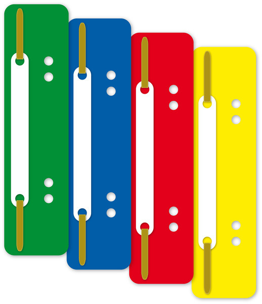 Kangaro 07060-00 Snelhechterstrip A5 2-gaats PP Doos A 100 Stuks Assorti | Kopen bij Flickmyhouse