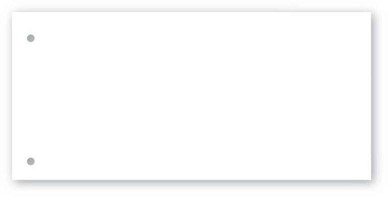 Kangaro 07070-09 Scheidingsstrook 2-gaats 105x240mm 180g RC Wit | Kopen bij Flickmyhouse