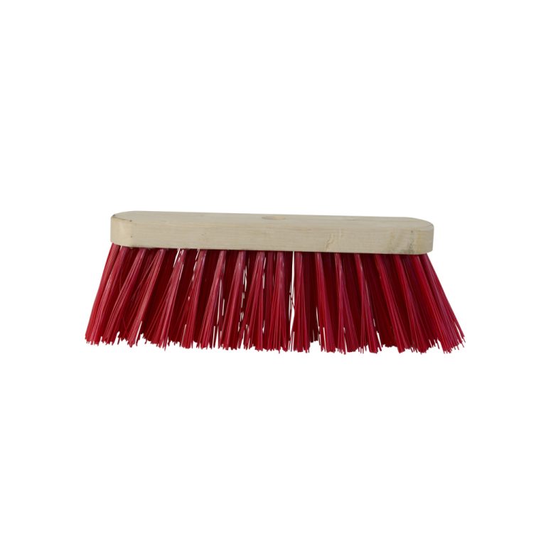 Luva Houten Straatbezem Kunstvezel + Anker 29 cm Rood | Kopen bij Flickmyhouse