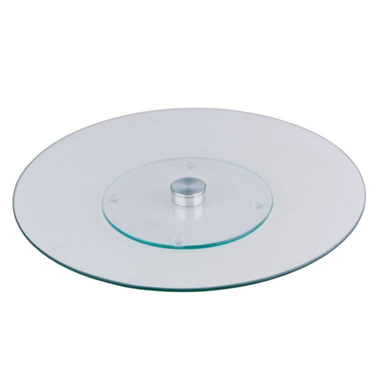 Lazy Susan Glazen Draaibare Serveerschaal 30 cm Transparant | Kopen bij Flickmyhouse