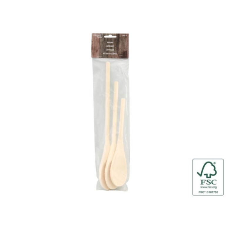 Houten Lepels 3 Stuks | Kopen bij Flickmyhouse