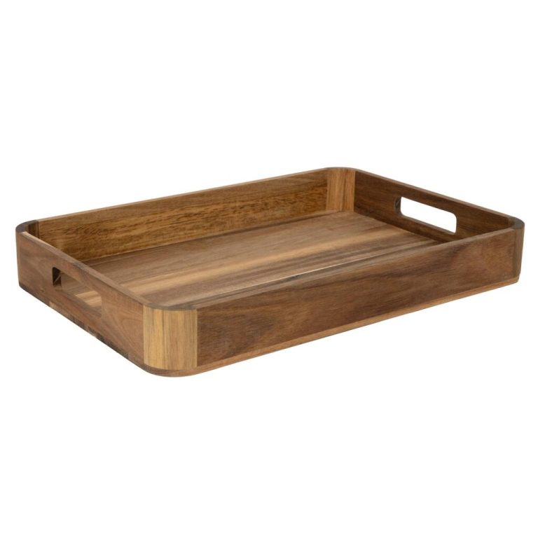 Acacia Houten Dienblad 38x26x4.9 cm | Kopen bij Flickmyhouse