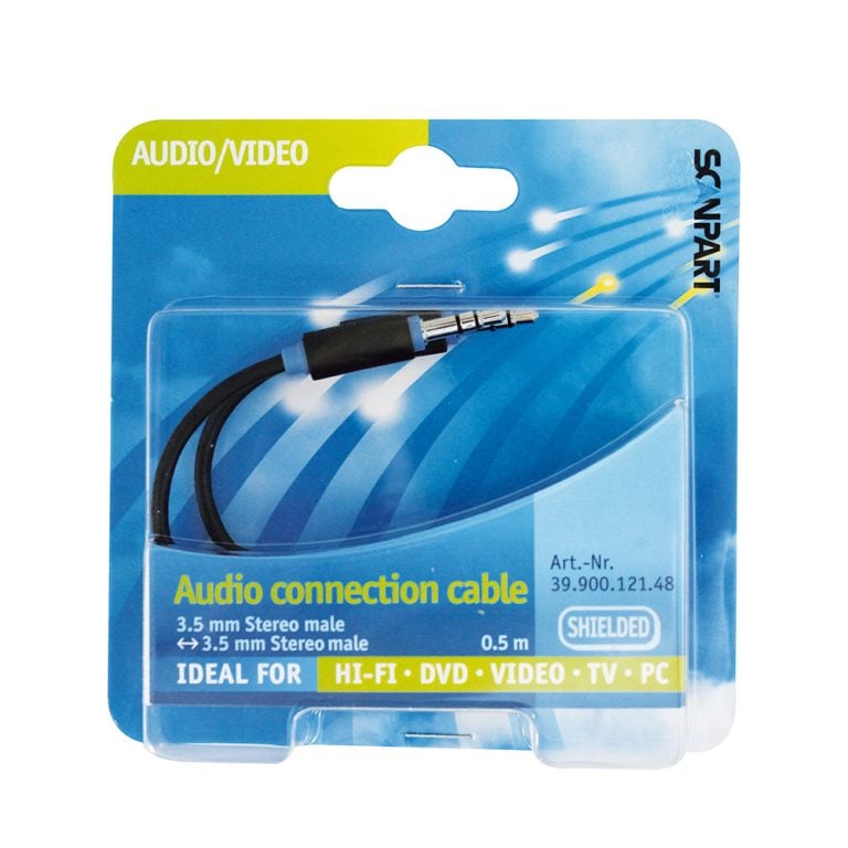 Scanpart Aansluitkabel 3.5 S(m)-(m) 0.5m | Kopen bij Flickmyhouse