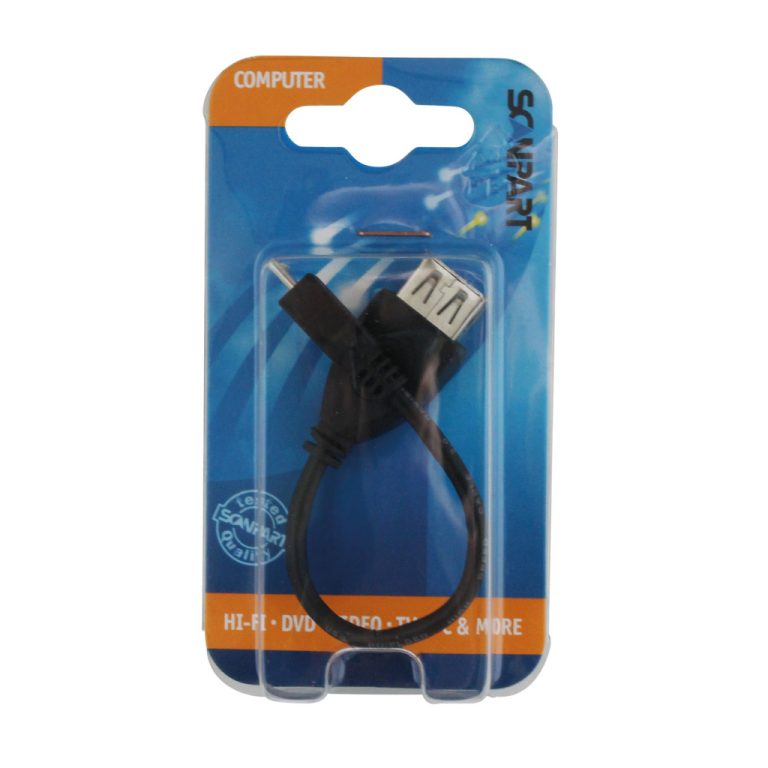 Scanpart Otg Kabel Micro Usb (m) - Usb (f) | Kopen bij Flickmyhouse