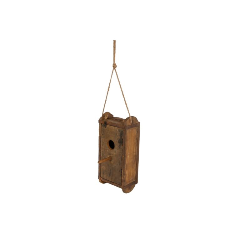 Vogelhuis Brick Mould Naturel Recycle Hout 30x15x12cm | Kopen bij Flickmyhouse