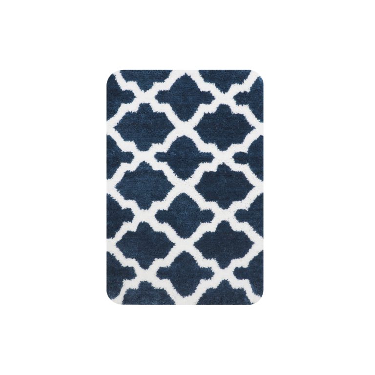 Dutch House Badmat Toulon 60x90 cm Donkerblauw | Kopen bij Flickmyhouse