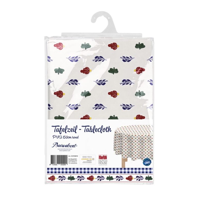 Dutch House Boerenbont Tafelzeil Rond 150 cm | Kopen bij Flickmyhouse