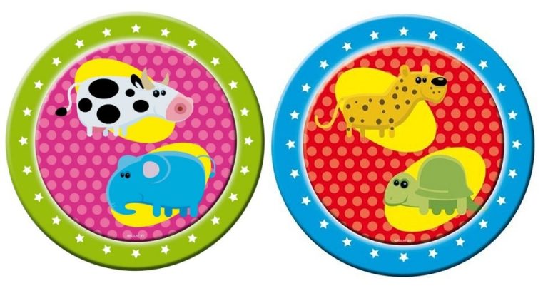 Bord Dieren 23 cm 8 stuks | Kopen bij Flickmyhouse