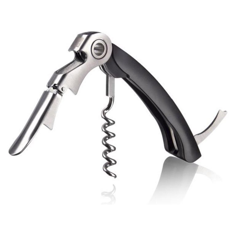 Vacuvin Waiters Corkscrew Kurkentrekker Zwart | Kopen bij Flickmyhouse