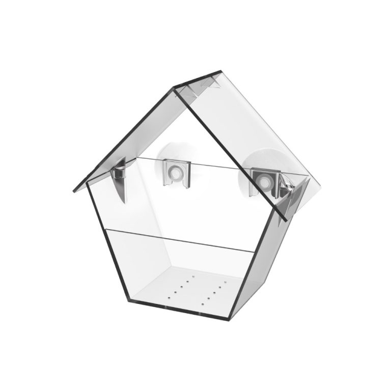 Esschert Design Raamvoederhuis 15x9.3x15.2 cm Transparant | Kopen bij Flickmyhouse