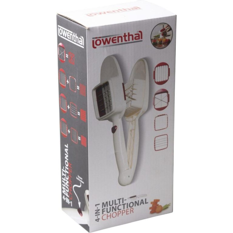 Lowenthal 4in1 Multifunctionele Snijder Wit/Rood | Kopen bij Flickmyhouse