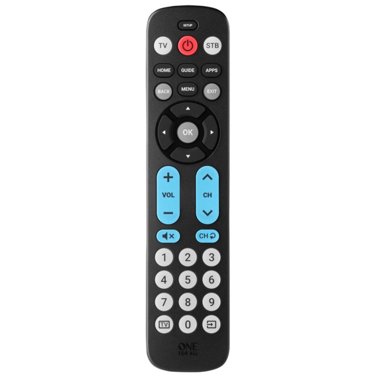 One For All URC6821 Big Button Universele Afstandsbediening Zwart | Kopen bij Flickmyhouse