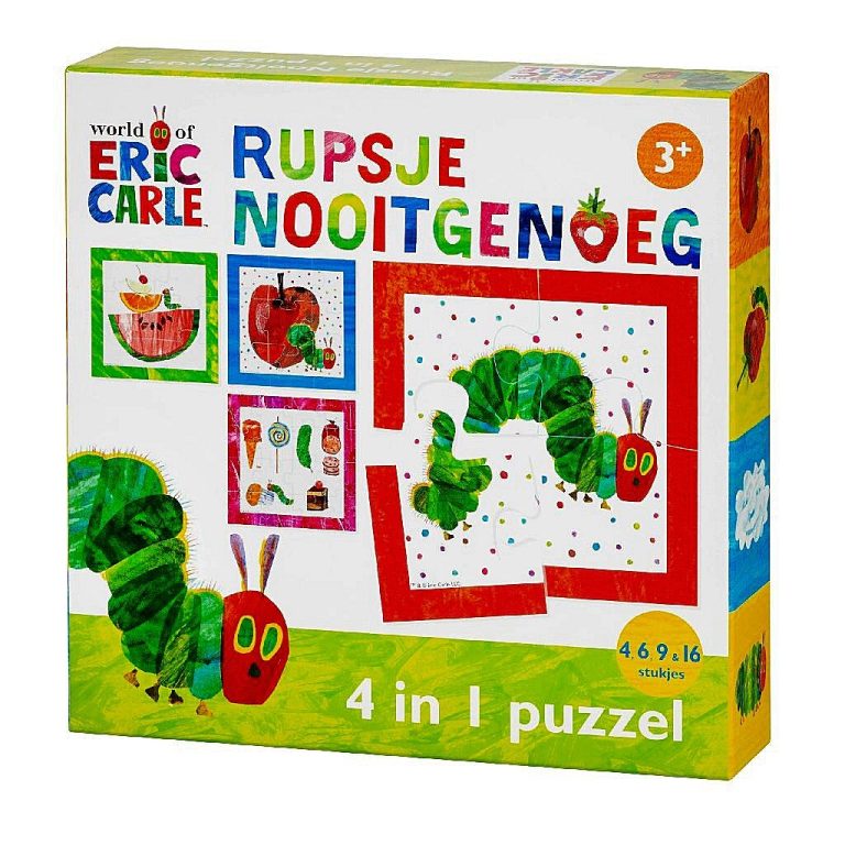 Bambolino Toys Rupsje Nooitgenoeg 4in1 Puzzel 4-16 Stukjes | Kopen bij Flickmyhouse