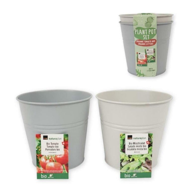 Kweekset Emmer Bio Tomaten en Sla | Kopen bij Flickmyhouse