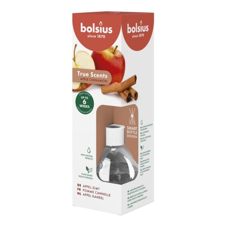 Bolsius True Scents Geurstokjes Apple Cinnamon 60 ml | Kopen bij Flickmyhouse