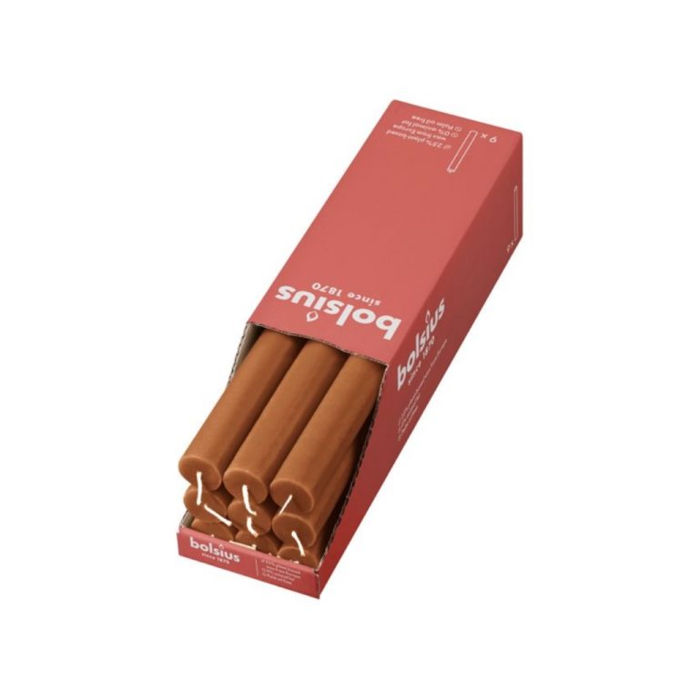 Bolsius Dinerkaars Rustiek Kruidig Bruin | Kopen bij Flickmyhouse