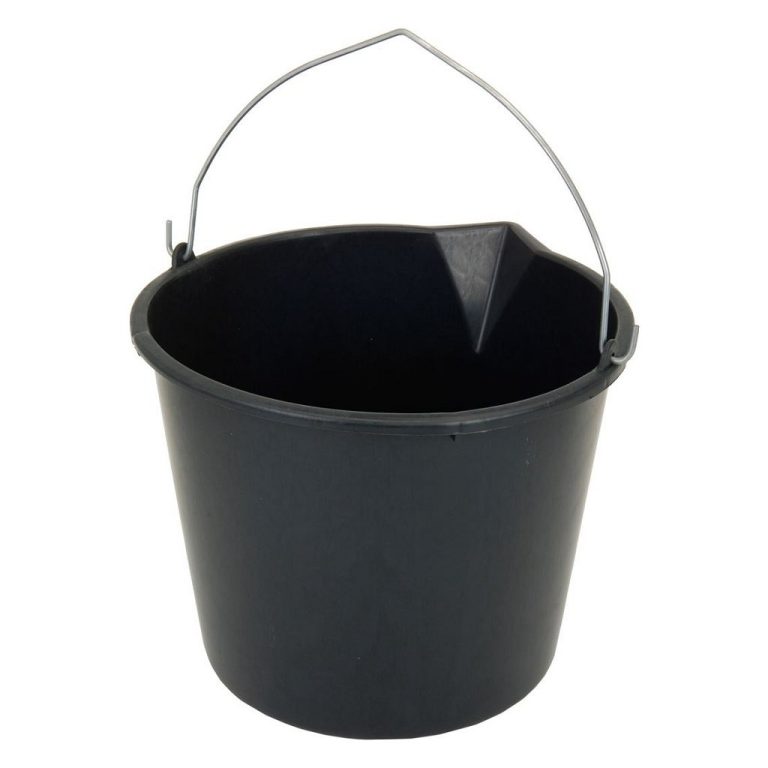 Emmer met Schenktuit 12 Liter Zwart | Kopen bij Flickmyhouse