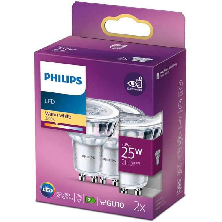 Philips Led Cl Ww 36d Nd 25w Gu10 | Kopen bij Flickmyhouse