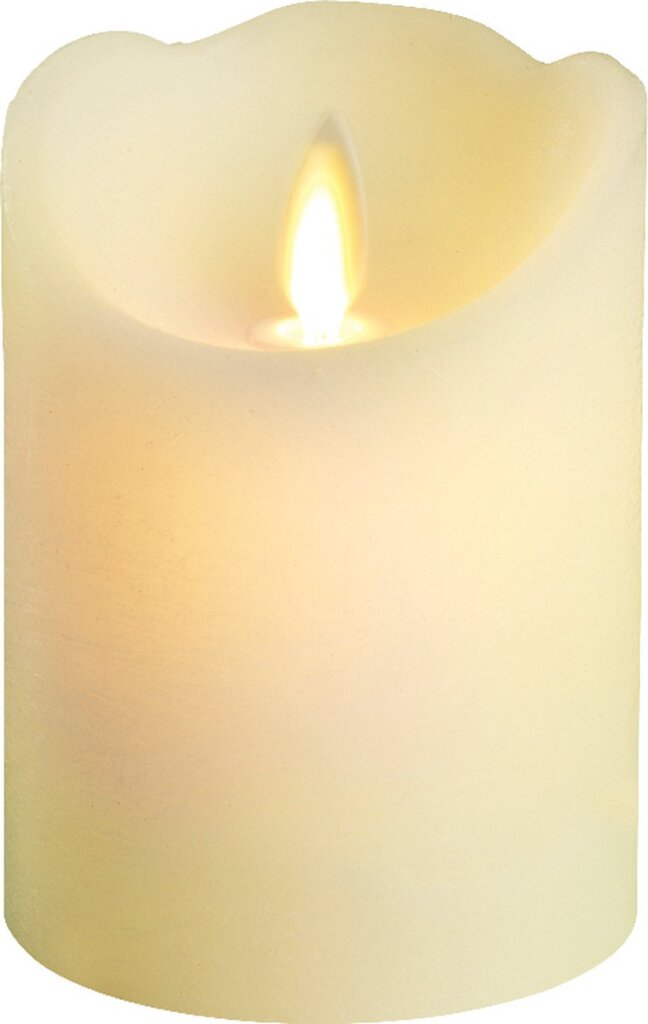 Lumineo Led Kaars Dans Vlam 10 Cm Creme | Kopen bij Flickmyhouse