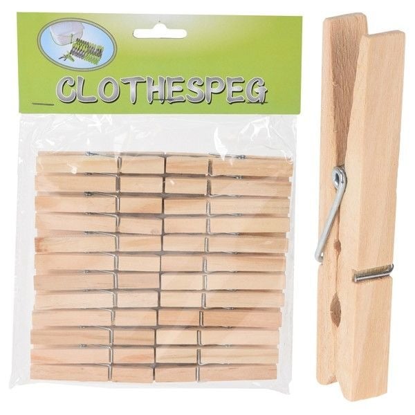 Houten Wasknijpers 24 Stuks | Kopen bij Flickmyhouse