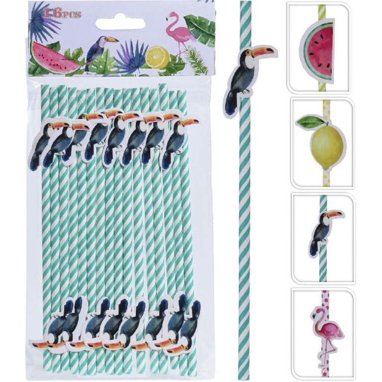 Papieren Rietjes met Figuur | Kopen bij Flickmyhouse