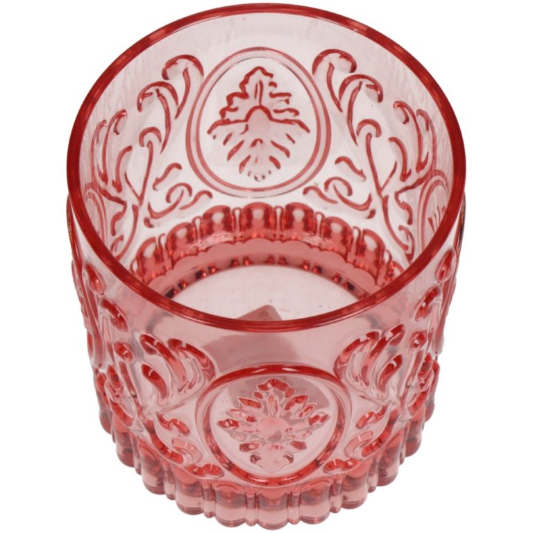 Tumbler Beker 8.9x9.5 cm Roze/Transparant | Kopen bij Flickmyhouse