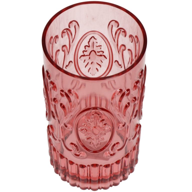 Tumbler Beker 8.2x15.2 cm Roze/Transparant | Kopen bij Flickmyhouse