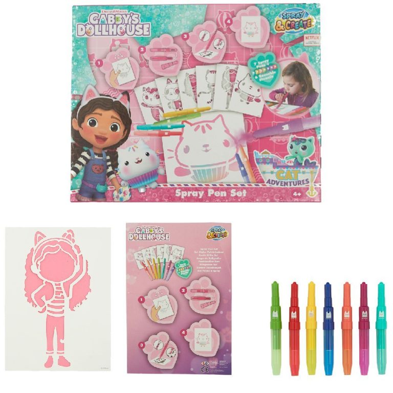 Gabby's Dollhouse Spray Pen Set | Kopen bij Flickmyhouse