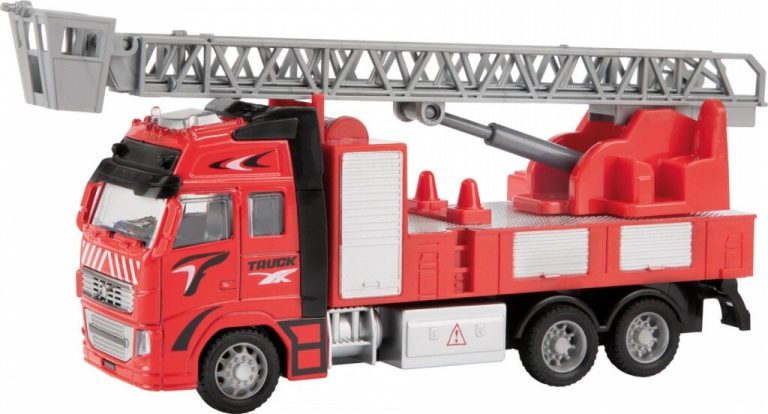 Metal Brandweerwagen 1:38 Rood 12CM | Kopen bij Flickmyhouse