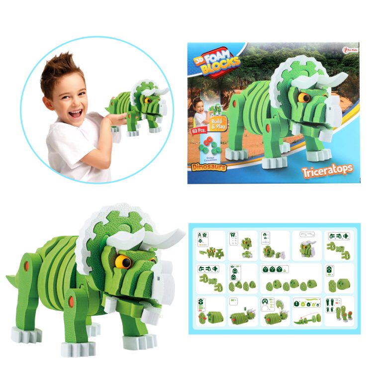Toi-toys Knutselpuzzel Tricera Junior 25