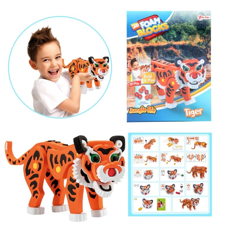 Toi-toys 3D Puzzel Tijger Junior 31