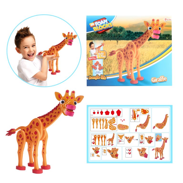 Toi-Toys 3D Puzzel Giraffe Junior 31