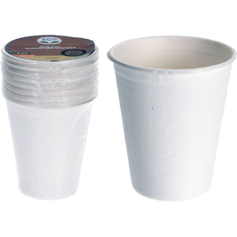 ECO Bekertjes 8 Stuks Wit | Kopen bij Flickmyhouse