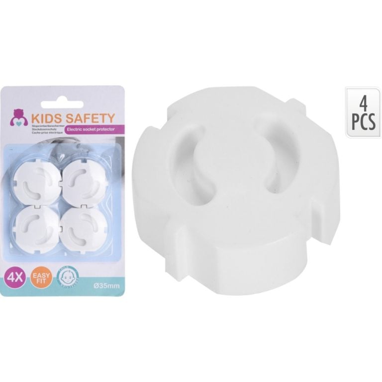Stopcontactbeschermer 4 Stuks Wit | Kopen bij Flickmyhouse