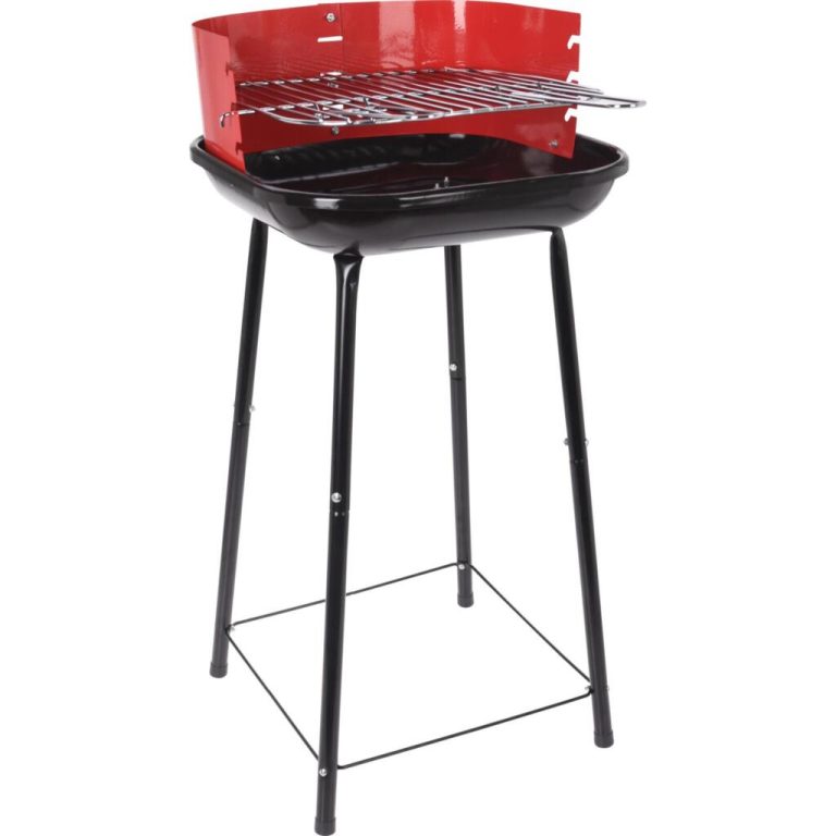 BBQ Half Open 41 cm Rood/Zwart | Kopen bij Flickmyhouse