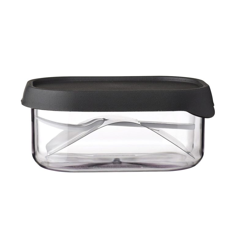 Mepal Take A Break Fruitbox 250 ml Nordic Black/Transparant | Kopen bij Flickmyhouse