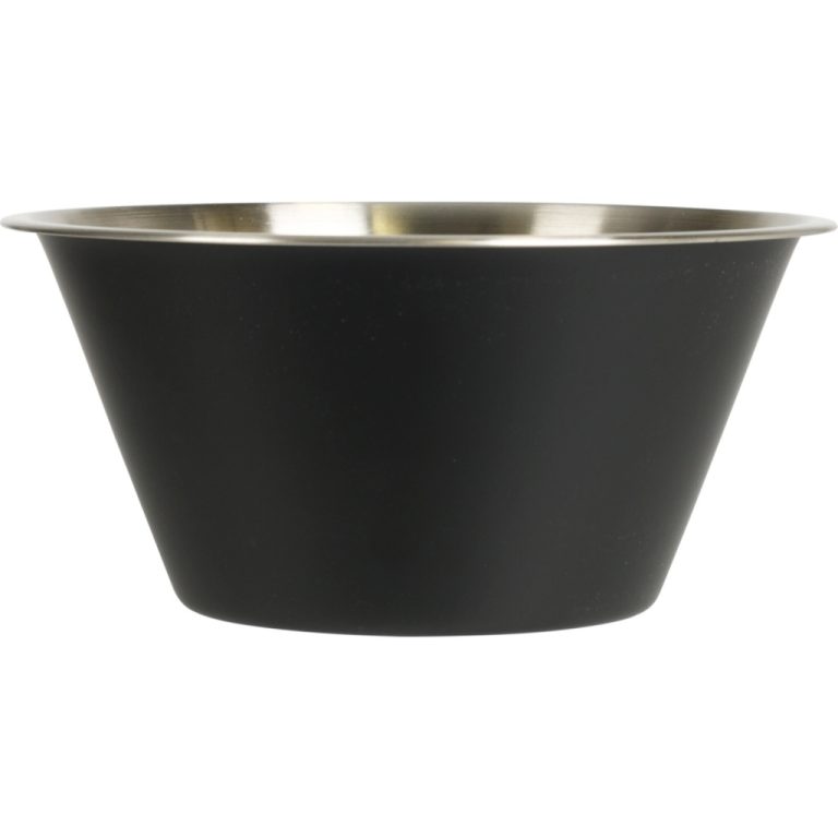 Schaal 950 ml RVS/Zwart | Kopen bij Flickmyhouse