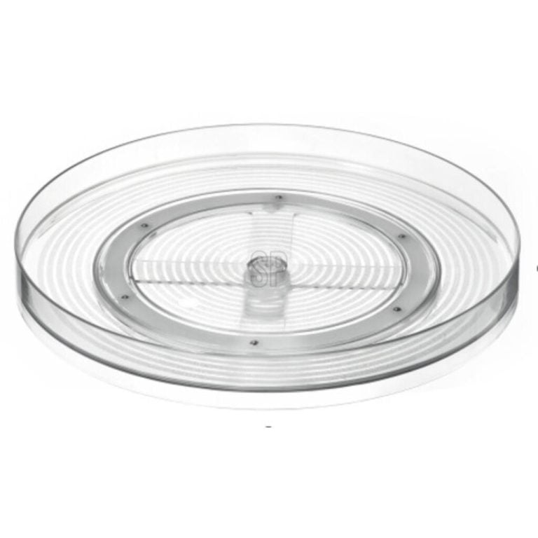 Opbergbak Koelkast Rond 29 cm Transparant | Kopen bij Flickmyhouse